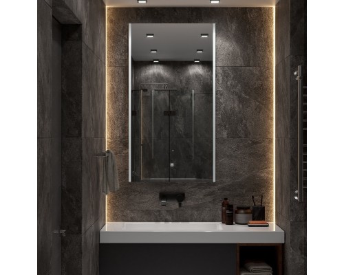 Зеркало Континент Modern 600х1100 ЗЛП618 с подсветкой с сенсорным выключателем