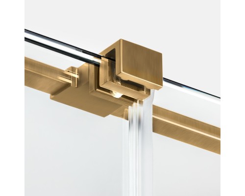 Шторка для ванны NEW TRENDY SMART GOLD BRUSHED 130x150 (брашированное золото)