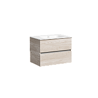 Тумба подвесная SANCOS Urban 690х450х550, c двумя ящиками, дуб галифакс UR70EG