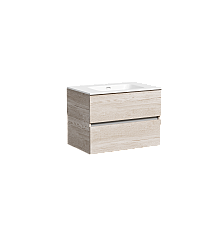 Тумба подвесная SANCOS Urban 690х450х550, c двумя ящиками, дуб галифакс UR70EG
