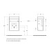 Тумба под раковину BelBagno Pietra Mini 46 PIETRA MINI-460-1A-SO-SCM-R подвесная Stucco Cemento