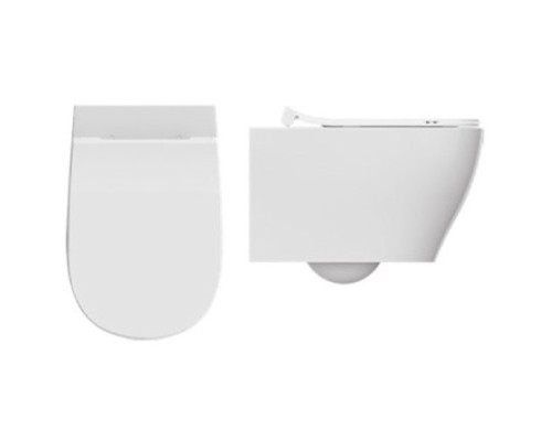 Унитаз подвесной безободковый ISVEA Soluzione II белый 10MY02001SV