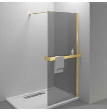 Душевая перегородка Vincea Walk In Hr 80x200 Брашированное золото, арт. VSW-4HR800CGG
