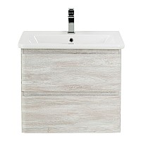 Тумба под раковину BelBagno 50 ALBANO-CER-500-2C-SO-RVB подвесная Rovere Vintage Bianco