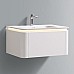 Тумба с раковиной Black&White U925.900 белый матовый