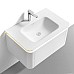 Тумба с раковиной Black&White U925.900 белый матовый