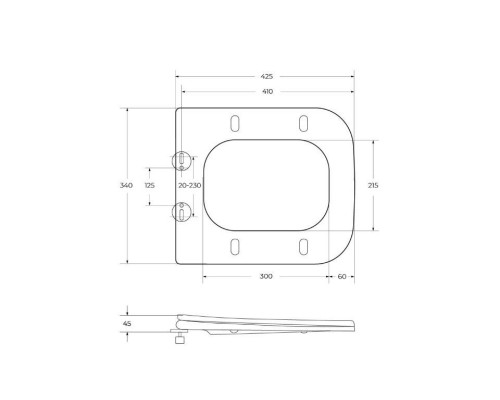 Сиденье для унитаза BelBagno Marmi BB052SC Белое с Микролифтом