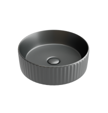 Раковина-чаша накладная Ceramicanova Element 360x360x115 антрацит матовый