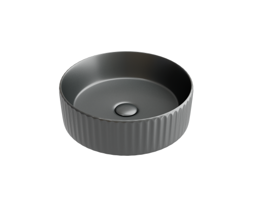Раковина-чаша накладная Ceramicanova Element 360x360x115 антрацит матовый