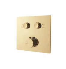 Встраиваемый смеситель для душа Vincea VSCV-421BG4 двухфункциональный, браш золото