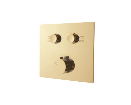 Встраиваемый смеситель для душа Vincea VSCV-421BG4 двухфункциональный, браш золото