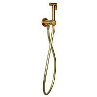 Гигиенический душ со смесителем Raiber premium RPG-009 Graceful, матовое золото