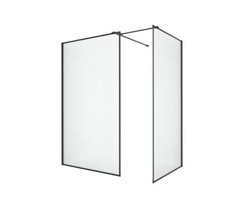 Душевое ограждение NEW TRENDY NEW MODUS BLACK 140x100x200 черный