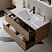 Тумба под раковину SANCOS Urban 790х450х550, c двумя ящиками, дуб галифакс натуральный