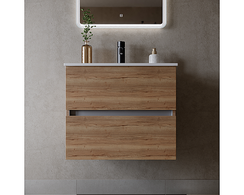 Тумба под раковину SANCOS Urban 790х450х550, c двумя ящиками, дуб галифакс натуральный Тумба под раковину SANCOS Urban 790х450х550, c двумя ящиками, дуб галифакс натуральный
