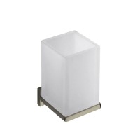 Стакан подвесной Colombo Look цвет PVD нержавеющая сталь/матовое стекло