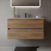 Тумба под раковину SANCOS Urban 890х450х550, c двумя ящиками, дуб галифакс натуральный