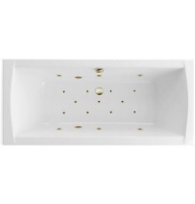 Ванна гидромассажная EXCELLENT Aquaria Lux Slim 180x80 RELAX бронза
