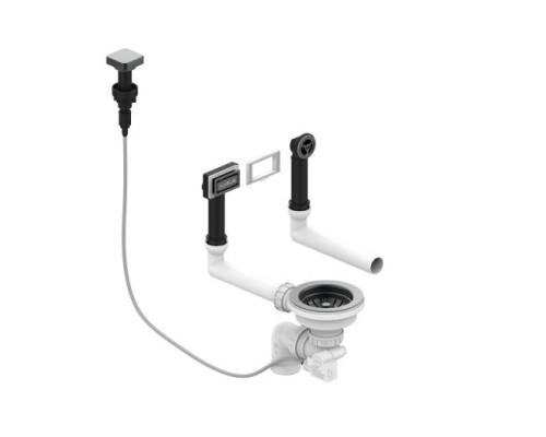 Выпуск для мойки Alveus Pop Up Anthracite 1144852 с рамкой и заглушкой