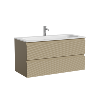 Тумба под раковину Настенная Sancos Folk 99.5 FL100CP Капучино
