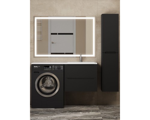 Тумба под стиральную машину Uperwood Tanos 60 см, подвесная, черная