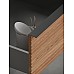 Тумба для раковины SanCos Delta 100 DL100RGR Дуб красный, графит