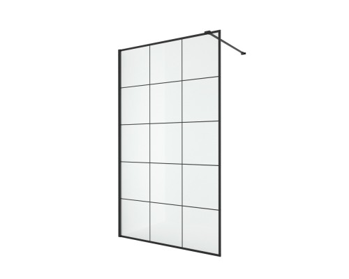 Душевое ограждение NEW TRENDY NEW MODUS BLACK 140x200 черный