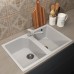 Кухонная мойка из искусственного камня Uperwood ECON UPD-402-001, 2 чаши, белая матовая