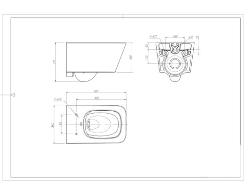 Сиденье с крышкой PP микролифт Arrow PG004-ZPA белый