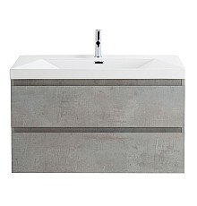 Тумба под раковину Cezares Molveno 90 MOLVENO-90-2C-SO-BET подвесная Beton