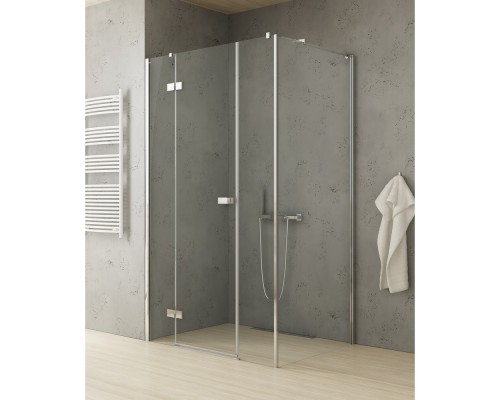 Душевое ограждение NEW TRENDY REFLEXA PLUS L 110x80x200 хром