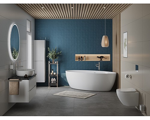 Акриловая ванна BelBagno 186x88 BB707-1860-880 без гидромассажа Акриловая ванна BelBagno 186x88 BB707-1860-880 без гидромассажа