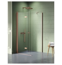 Душевое ограждение NEW TRENDY NEW SOLEO COPPER BRUSHED L 90x110x195 медь