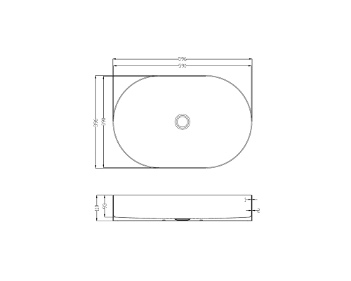 Раковина ALTROBAGNO Этерно (Eterno) 001027 RaSp из нержавеющей стали