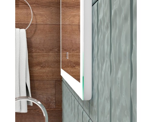 Зеркало Континент Sevilla 600х800 ЗЛП248 с подсветкой с сенсорным выключателем с подогревом