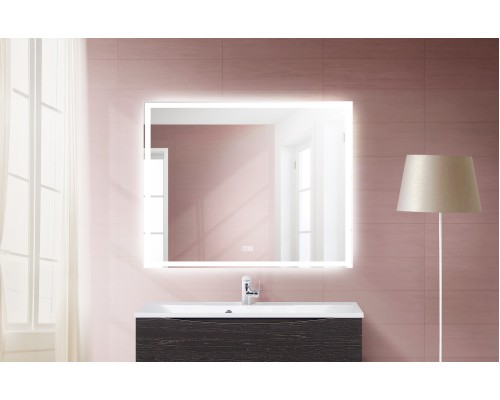 Зеркало BelBagno SPC-GRT-1000-800-LED-TCH-WARM с подсветкой с подогревом с сенсорным выключателем