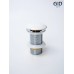 Белый керамический донный клапан Gid WH100 71101k без перелива