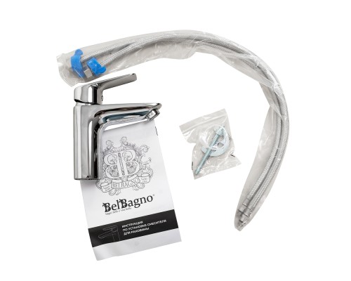 Смеситель для раковины BelBagno Due DUE-LVM-CRM-W0 Хром