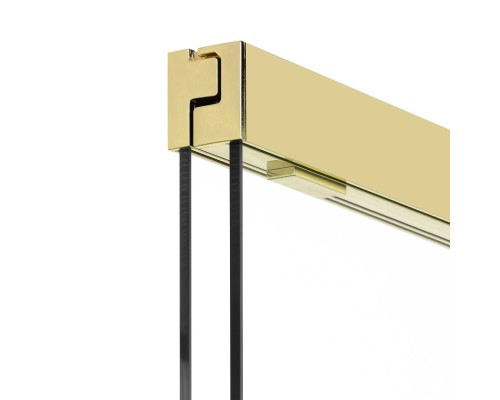 Шторка для ванны NEW TRENDY SENSI LIGHT GOLD 100x150 светлое золото