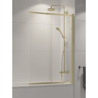 Шторка для ванны NEW TRENDY SENSI LIGHT GOLD 100x150 светлое золото