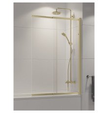 Шторка для ванны NEW TRENDY SENSI LIGHT GOLD 100x150 светлое золото