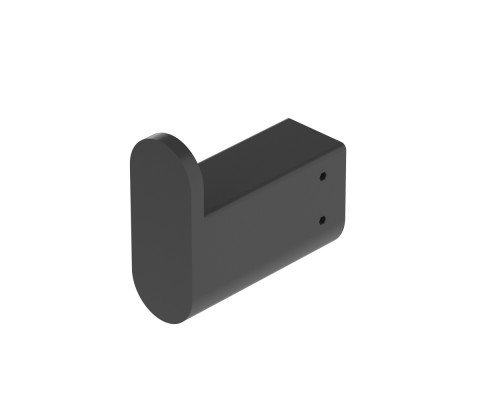 Крючок Cezares Stylus STYLUS-HK-NOP Черный матовый