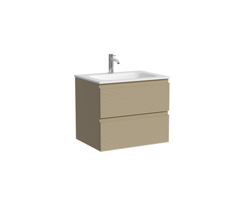 Тумба под раковину Настенная Sancos Folk 59 FL60CP Капучино