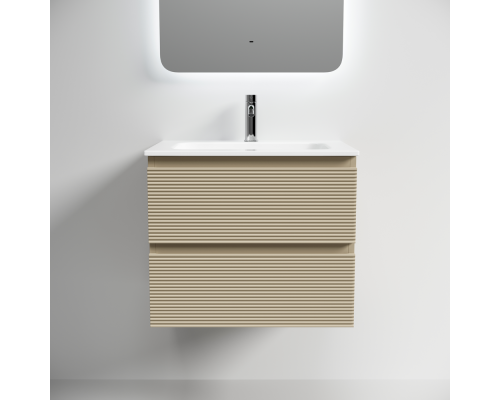 Тумба под раковину Настенная Sancos Folk 59 FL60CP Капучино