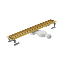 Душевой трап EXCELLENT Stilio Gold 80 под облицовку плиткой золото