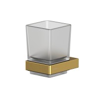 Стакан подвесной WHITECROSS Cubo брашированное золото