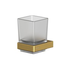 Стакан подвесной WHITECROSS Cubo брашированное золото