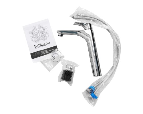 Смеситель для раковины BelBagno Marino MARINO-LMC-CRM-W0 Хром