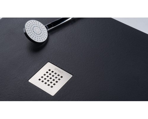 Душевой поддон, Solid 120х80 Черный матовый