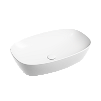 Чаша накладная овальная Ceramica Nova Element 60x38 Белый Матовый